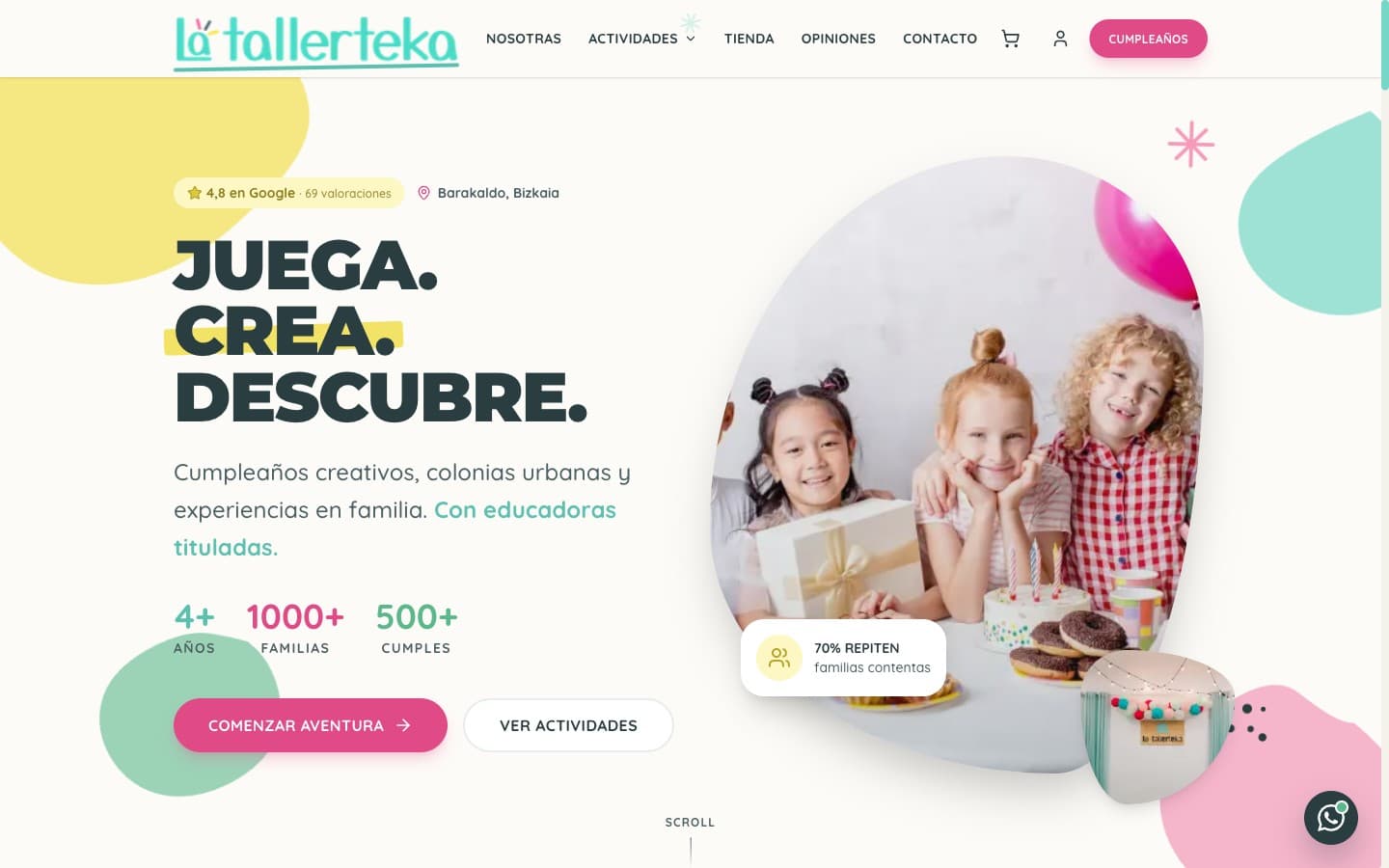 La Tallerteka — Vista principal