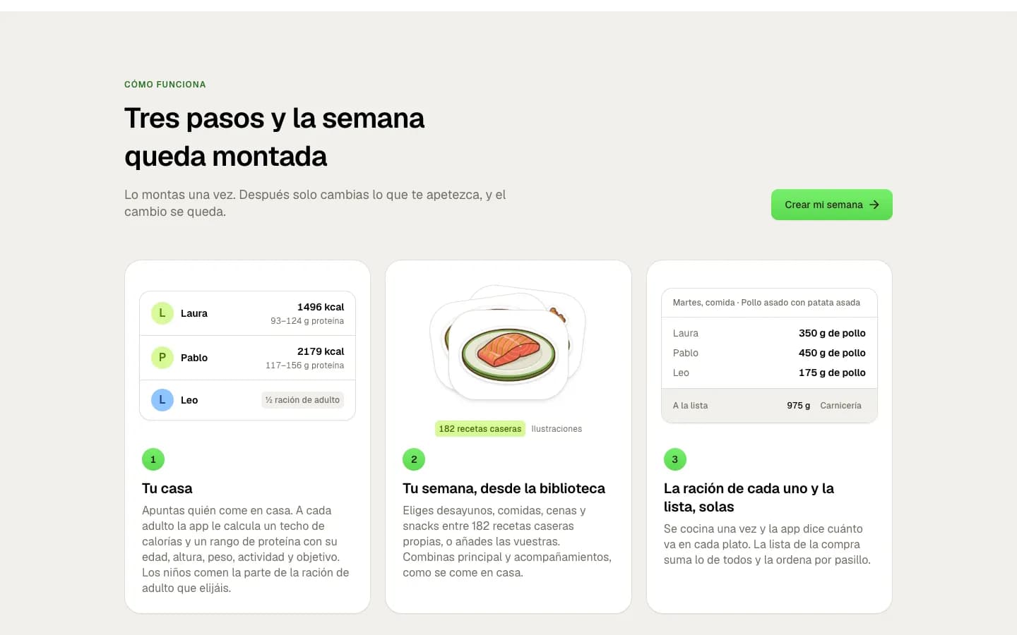 paretomenu: funcionalidad representativa del proyecto