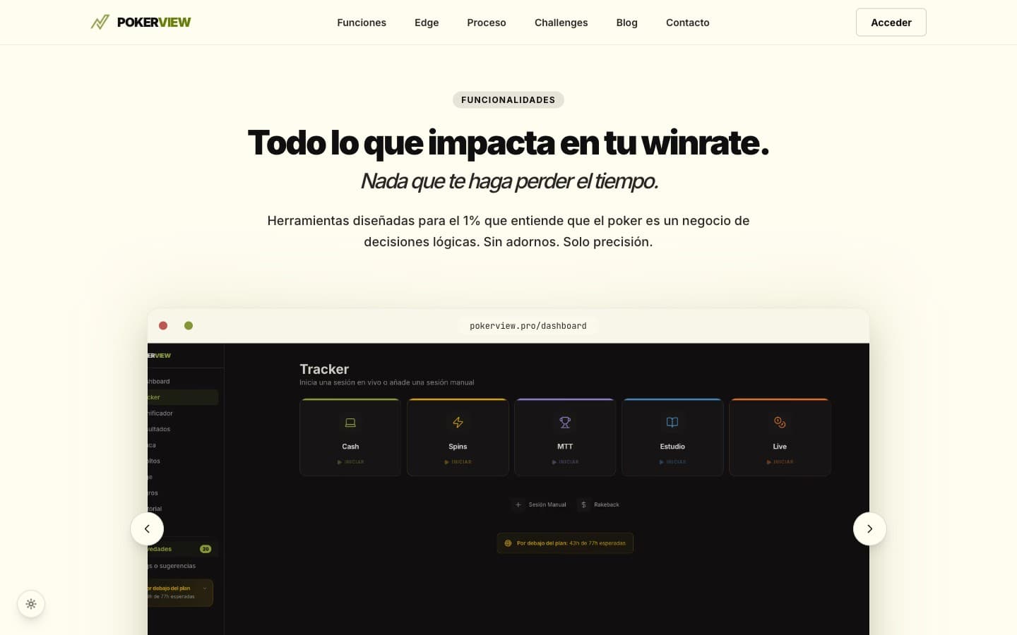 PokerView — Detalle 1