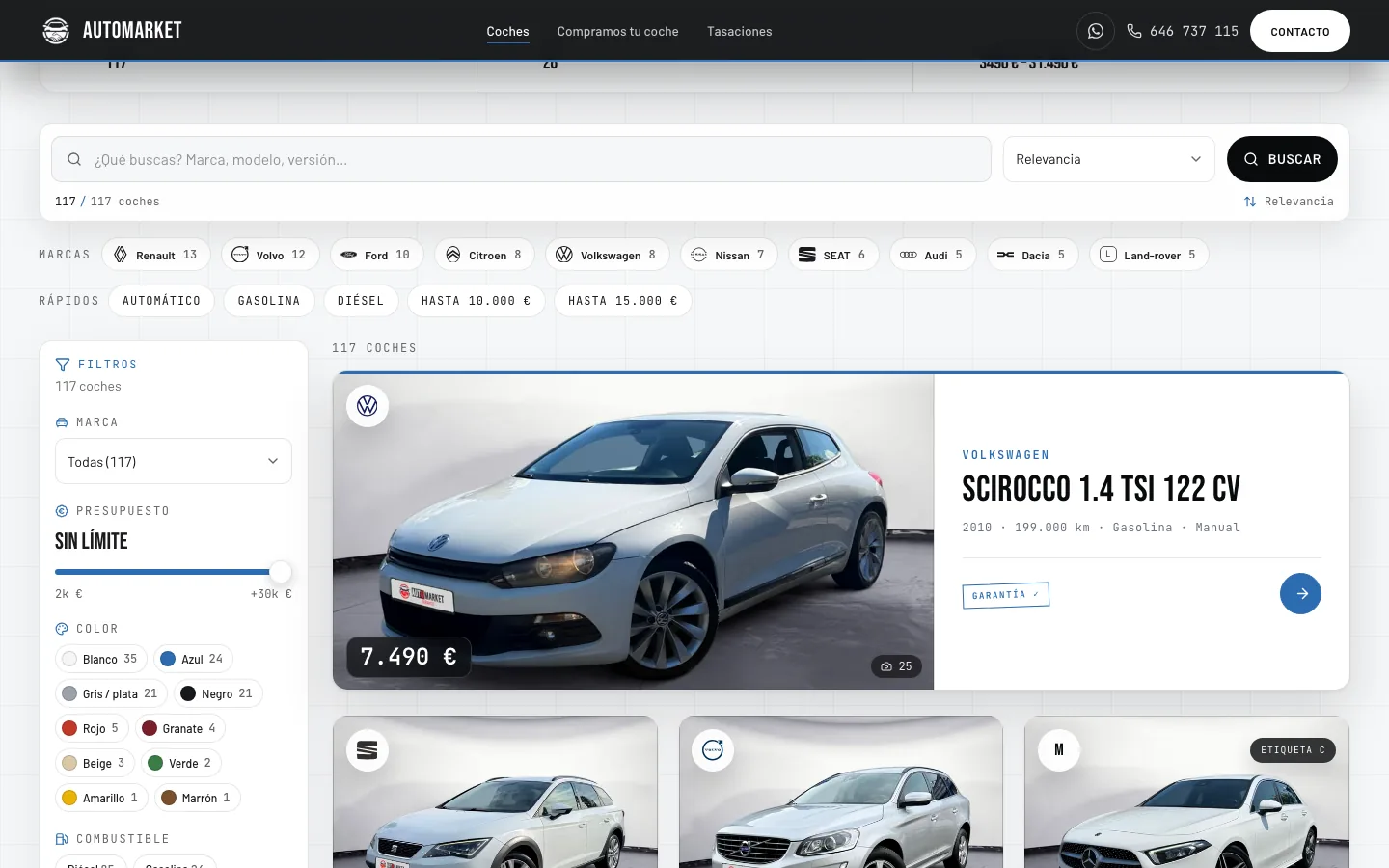 Automarket Durango: funcionalidad representativa del proyecto
